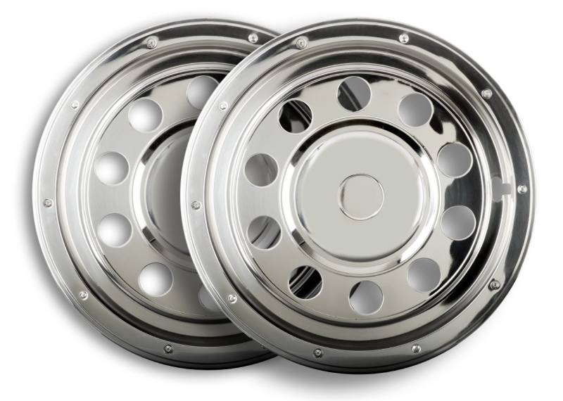 Hansen Styling Parts 2X Radzierblende Edelstahl 22,5 Zoll - Radauskleidung - für LKW (aus Edelstahl) von Hansen Styling Parts