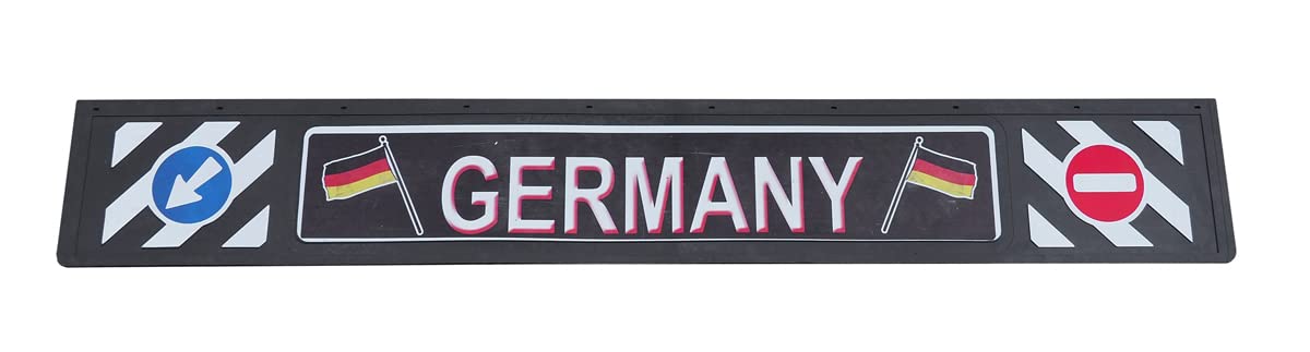 Schmutzfängerleiste Germany (aus Hartgummi), Länge: 2400mm Höhe: 350mm Dicke: ca. 6mm - schwere Ausführung 6,5 kg~ von Hansen Styling Parts