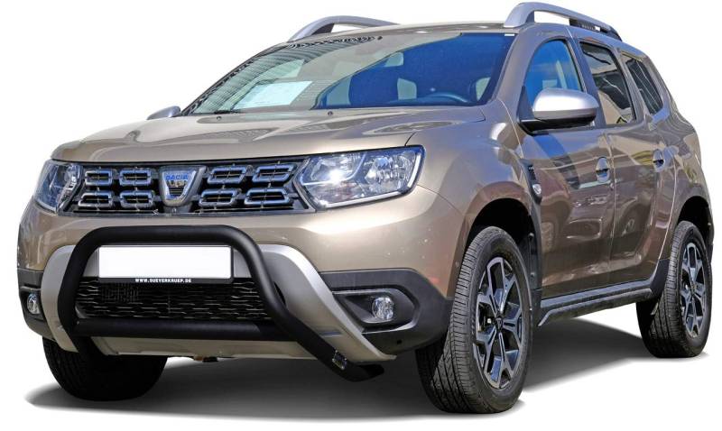 Schwarz Matter Frontschutzbügel ø 63,5mm mit EG-Typengenehmigung/ABE - passend für Facelift (2018-2022) von Hansen Styling Parts