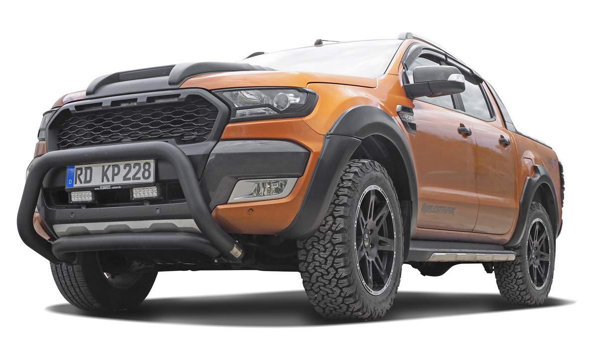 Schwarz matter Kühlergrill Kühlergrillblende - passend für Modell Wildtrak, Limited, XL, XLT jeweils (2016-2018) von Hansen Styling Parts