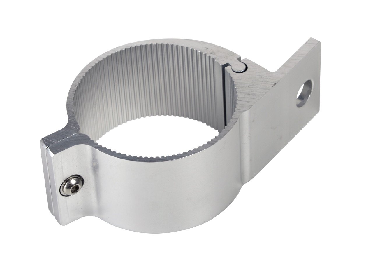 Universell passende Aluminium-Rohrschelle ø 60 bis 63mm für Lampenbügel, Frontbügel, Überrollbügel etc. 60-63 mm.~ von Hansen Styling Parts