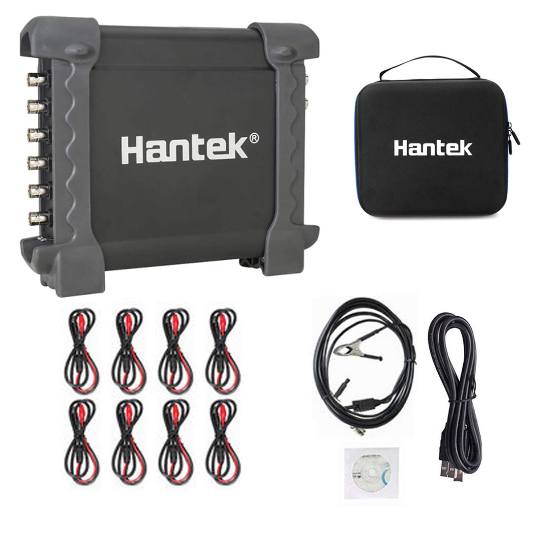 Hantek 1008C PC USB-Diagnosegerät Diagnosegerät für PC /8 Kanäle Program Multi-function Generator Oscilloscope von Hantek