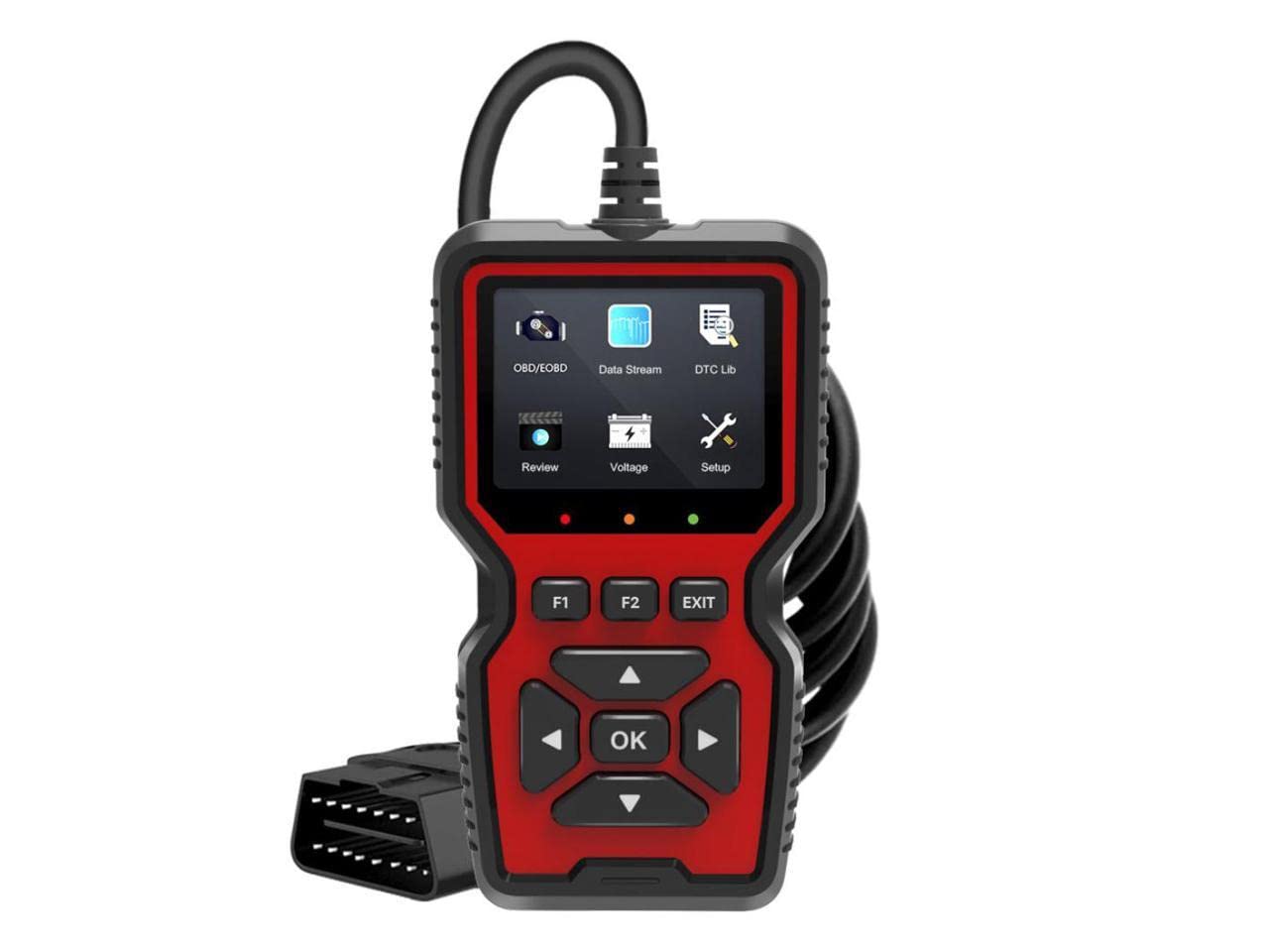 V519 OBD2 Scanner, Classic Enhanced Mode 6 Engine Fault Code Reader OBDII CAN Diagnostic Scan Tool, One-Click Smog Check, DTC Lookup V519 OBD2 Scanner, Classic Enhanced Mode 6 Engine Fault Code Reader OBDII CAN Diagnostic Scan Tool, One-Click Smog Check, DTC Lookup von HaoYiShang