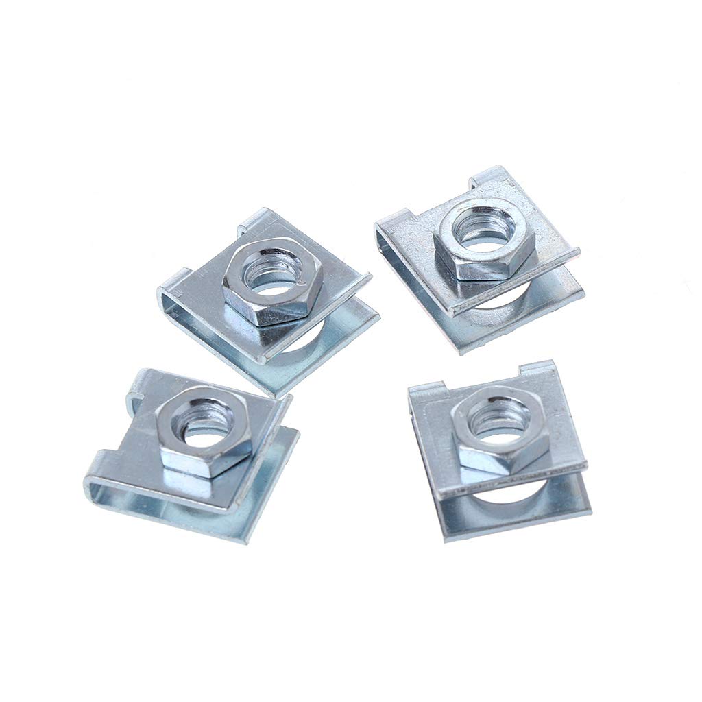 Haodream Car Nict Plate Plate Fordering Stützklammer Schnalle Metall Schraubmutter U Typ Klammern Retainer 6mm U Typ Dichtung 4pcs Haodream Car Nict Plate Plate Fordering Stützklammer Schnalle Metall Schraubmutter U Typ Klammern Retainer 6mm U Typ Dichtung 4pcs von Haodream