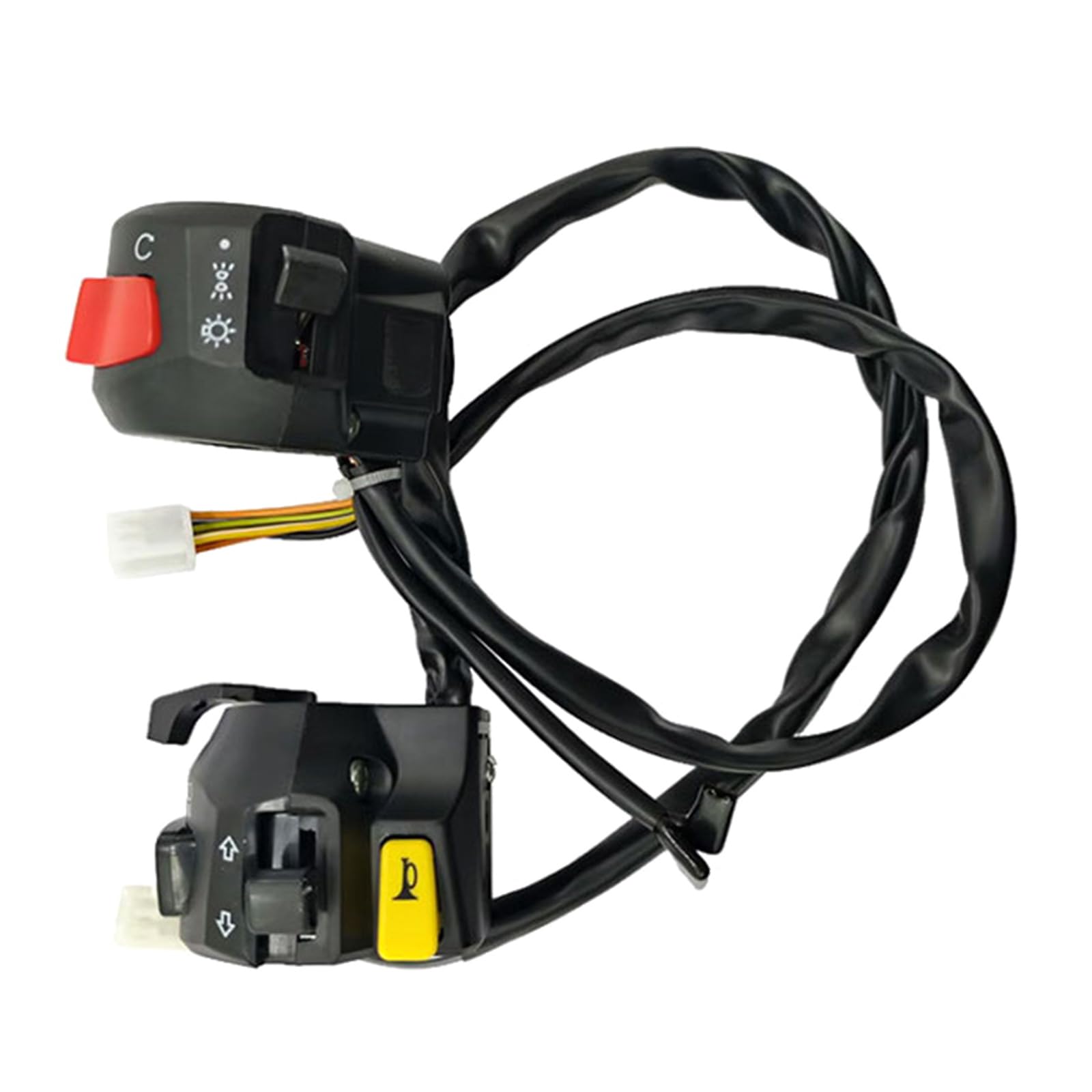 Haodream Integrierte Lenker Schalter Und Scheinwerfer Scheinwerfer Scheinwerferbaugruppe Für Erweiterte Nachträtssicherheit Und Stile Haodream Integrierte Lenker Schalter Und Scheinwerfer Scheinwerfer Scheinwerferbaugruppe Für Erweiterte Nachträtssicherheit Und Stile von Haodream