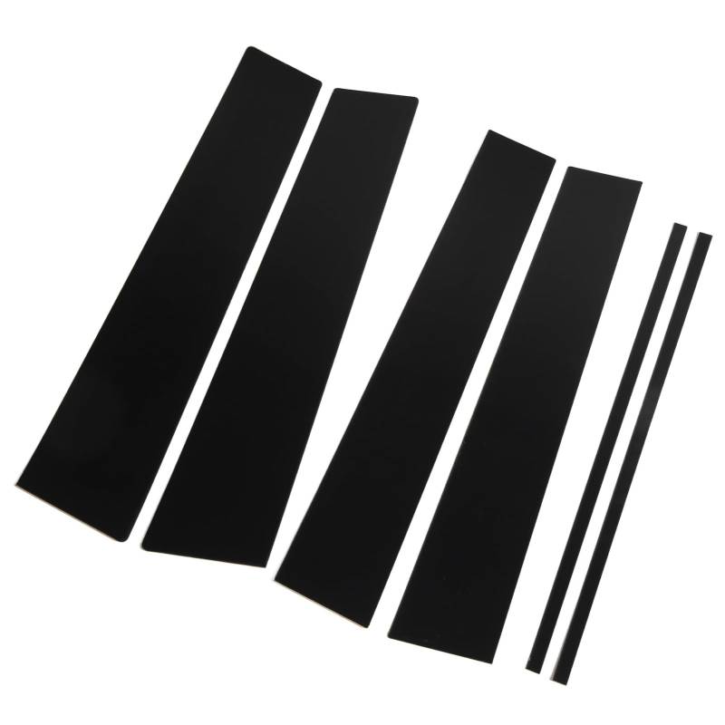 6 PCs Langlebige Fenster B -Säule Post -Beschützer Glänzend Schwarzes PC Material für Hilux 2015 Bis 2023, Paste Installation für DIY Autobesitzer von Haofy