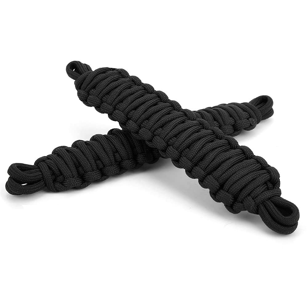 Autotür-Begrenzer, Verstellbare Türprüfungsgurte, Kompakt aus Oxford-Stoffmaterial, 1997-2006 TJ, Zuverlässig zu Verwenden (BLACK) von Haofy
