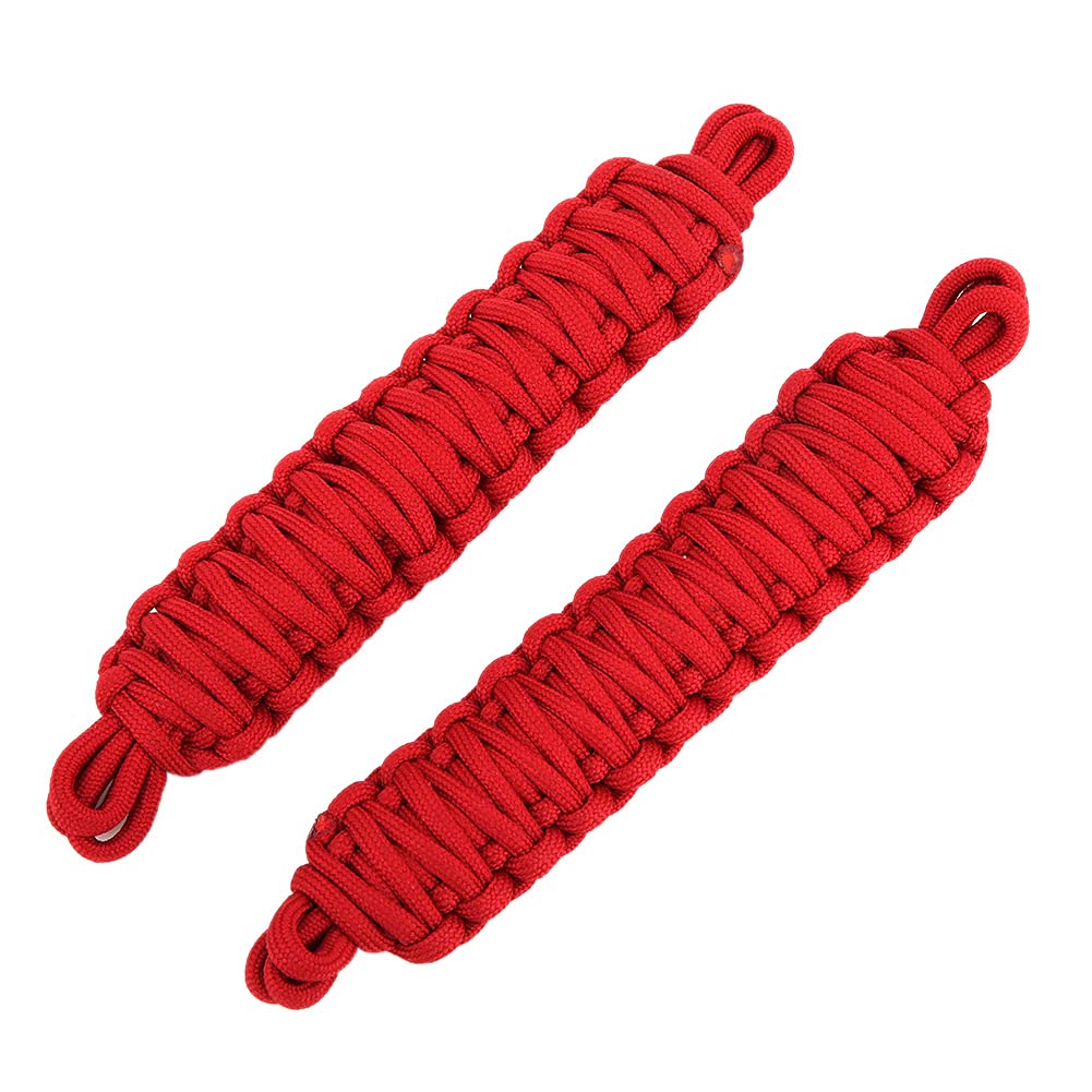 Autotürbegrenzer für TJ 1997-2006,2 Pack, Rot, Schwarz, Türbegrenzungsgurt, Einstellbar, Oxford-Stoff, Kompakt, Zuverlässig, Praktisch, Kann Am Maverick X 2017 2018 2019 2020 (Rot) von Haofy