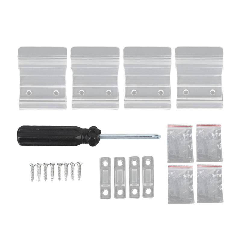 Haofy 4PCS RV RV Slide Spiegeltür Innenhardware -Verriegelung, Verformungsnachweis Erweiterter Sicherheitsschrank -Tür -Fang für Campervan -Wohnmobil mit Einfacher Installation von Haofy