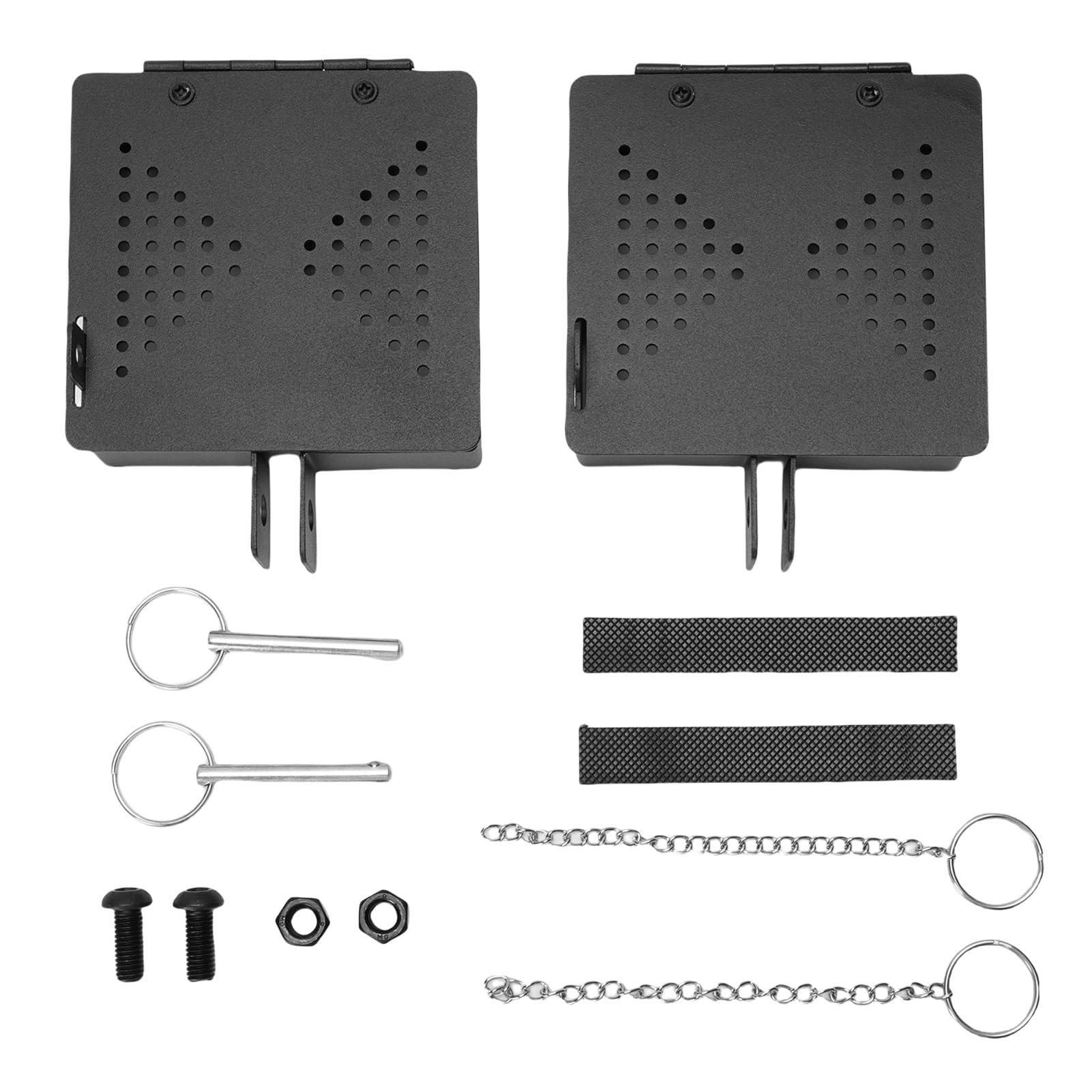 Haofy RV-Stoßstangen-End Kappen 2 Pack Heavy-Duty-Eisen 4 "Quadratische Stoßstangen mit Sicherheits Nast Iften Lüft Löcher Sichere Kanals Ch Lauch Aufbewahrung, Universal Fit für Haofy RV-Stoßstangen-End Kappen 2 Pack Heavy-Duty-Eisen 4 "Quadratische Stoßstangen mit Sicherheits Nast Iften Lüft Löcher Sichere Kanals Ch Lauch Aufbewahrung, Universal Fit für von Haofy