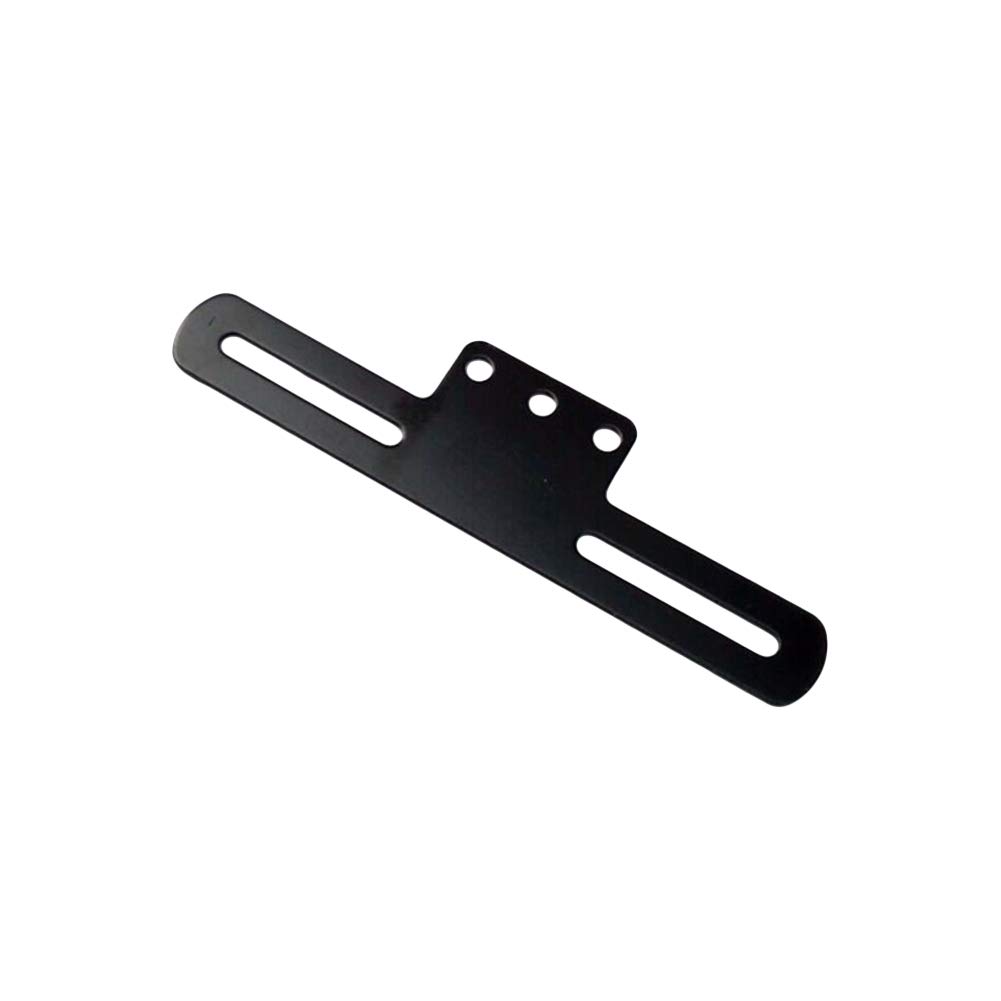 Hochwertiger Motorrad -Kennzeichen -Plattenhalter mit Heck Hinten Leichter Halterung Einfach für Alle Motorräder mit Herkömmlichem Heckkotflügel Silber/Schwarz (Black) von Haofy
