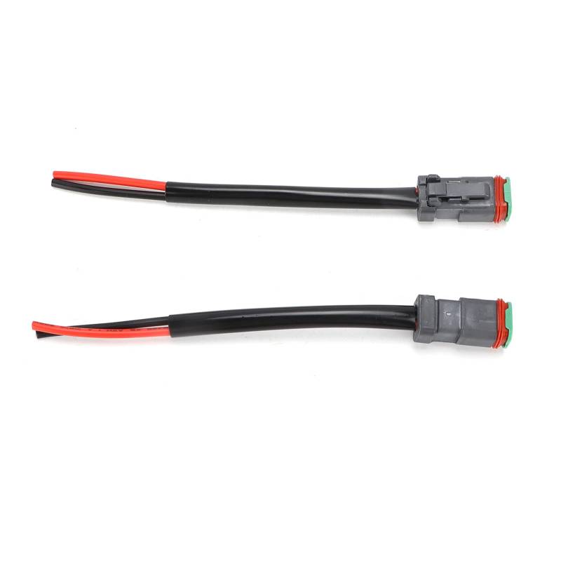 LED -Arbeitsgeschirr 2pcs DT 2Pin Männlicher Weiblicher Verdrahtungsanschluss für den Universellen Gebrauch von Haofy