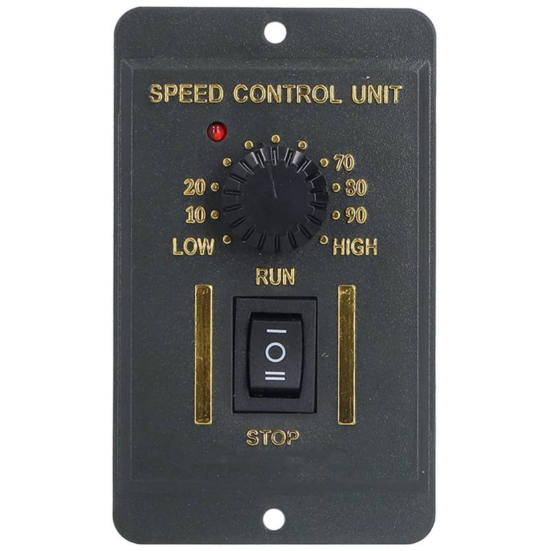 Mini AC Motor Speed ​​Controller Präziser Geschwindigkeit Gouverneur für Elektronik und Medizinische Geräte weiß (90W) von Haofy