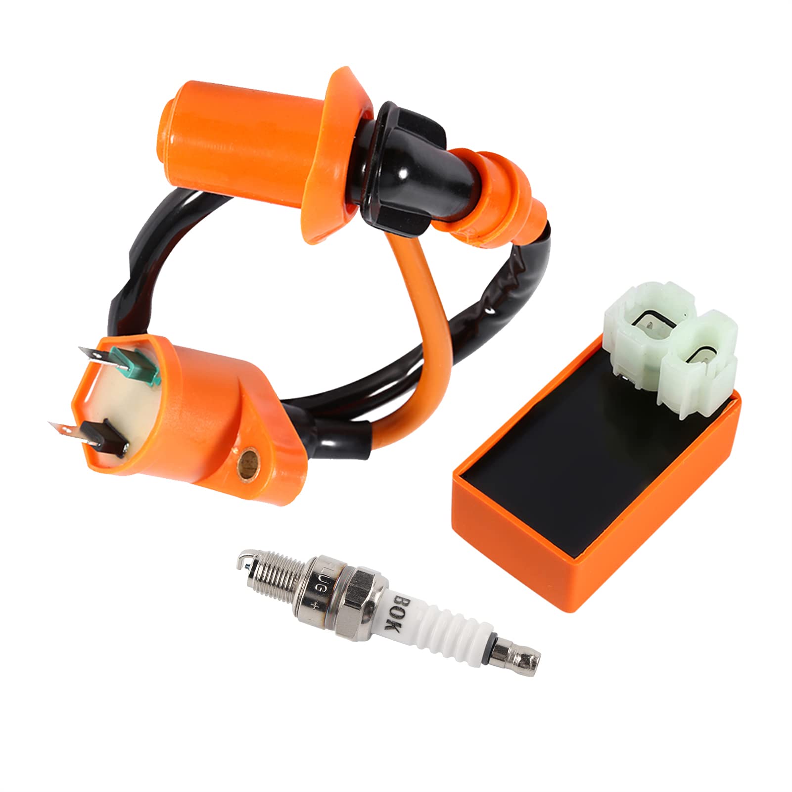Haofy Zündspule Zündkerze CDI für GY6 50CC 125CC 150CC ATV Roller Haofy Zündspule Zündkerze CDI für GY6 50CC 125CC 150CC ATV Roller von Haofy