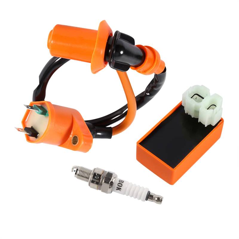 Haofy Zündspule Zündkerze CDI für GY6 50CC 125CC 150CC ATV Roller von Haofy