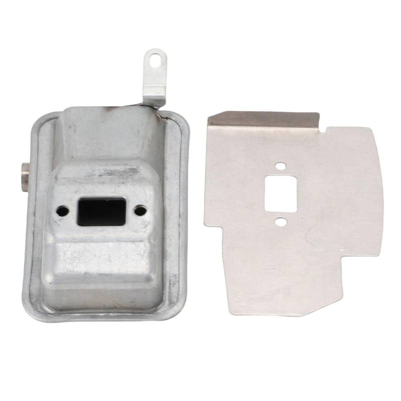 Trimmer -Schalldämpferstahl -Abgas -Schalldämpfer mit Muffler -Deflektor für 143rii für G35L G45 Trimmer von Haofy
