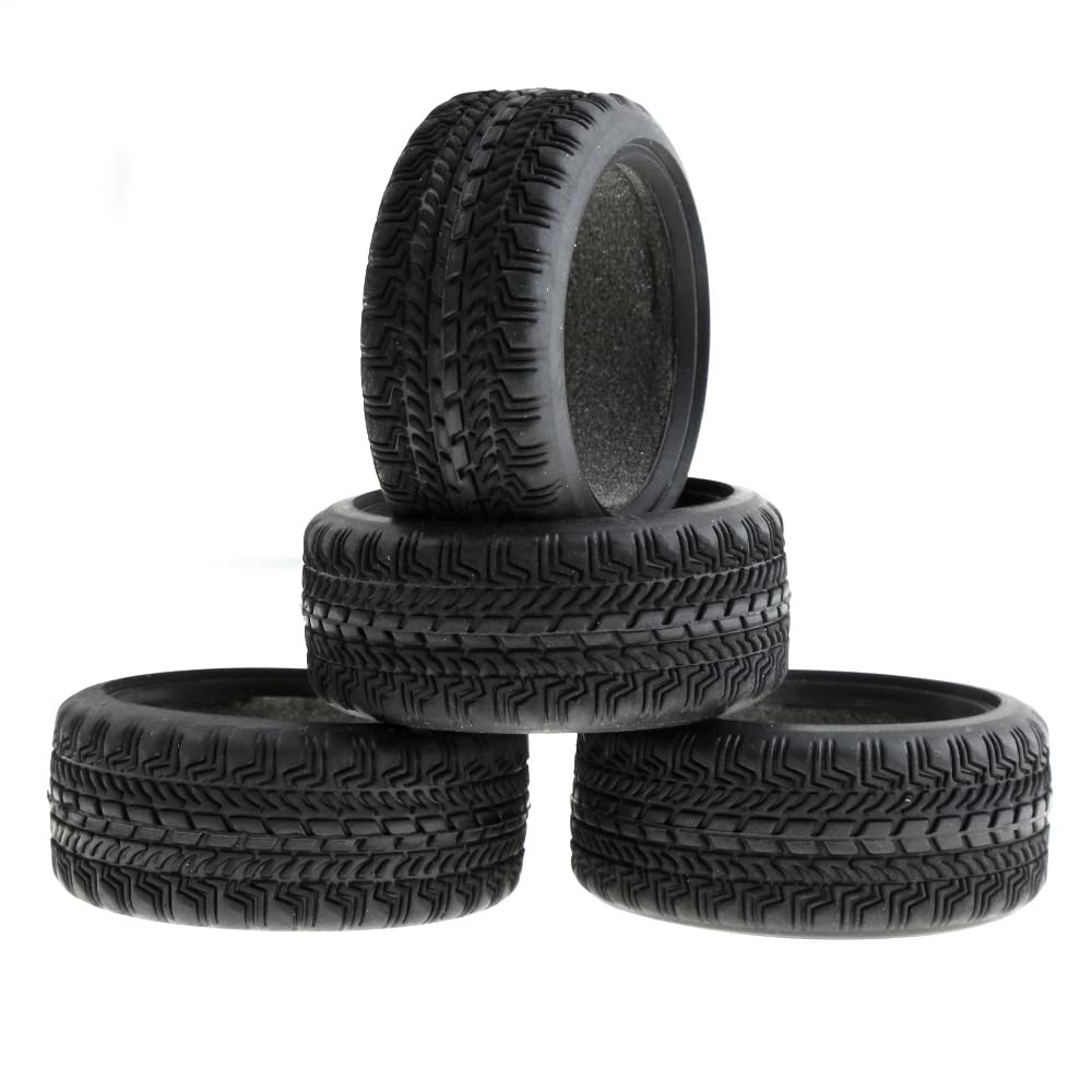 Happlignly 4 Stück Gummireifen Reifen für 1/10 Rc On-Road Drift Touren Wagen Redcat,5 Happlignly 4 Stück Gummireifen Reifen für 1/10 Rc On-Road Drift Touren Wagen Redcat,5 von Happlignly