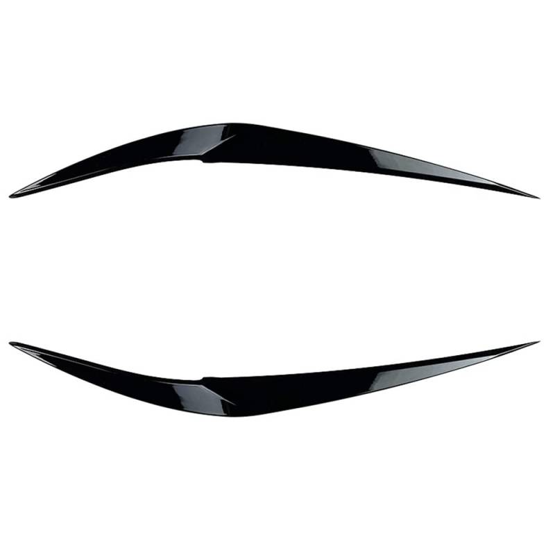 Happlignly Front Scheinwerfer Abdeckung Scheinwerfer Lampe Augenlid Augenbrauen ABS für X1 F48 Xdrive 2015-2021 Schwarz von Happlignly