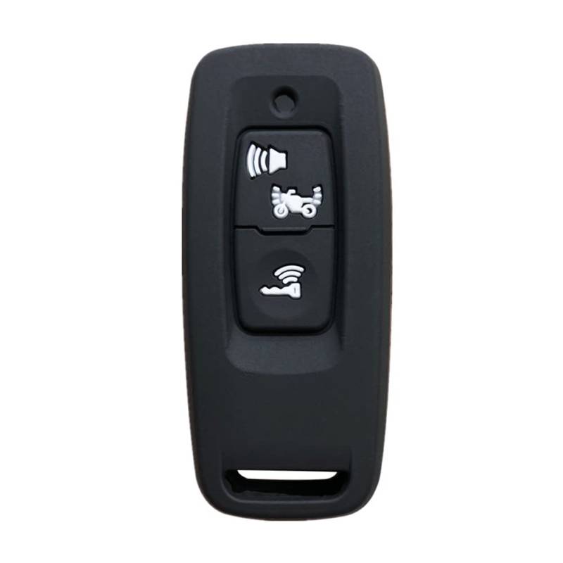 Happyit Silikon Autoschlüsselabdeckungen für Honda PCX160 Vision SH350 PCX 160 3 Tasten Zubehör für Schlüssellose Fernbedienungen (Schwarz) von Happyit