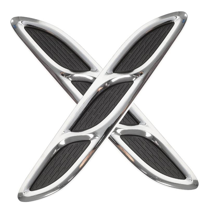 Happyyami 1Paar Auto Seitenlüftungsaufkleber Dekorative Aufkleber für Motorhaube Modifikation Aufkleber für Lufteinlass und Luftauslass Hochwertiges Material Einfach zu Installieren von Happyyami