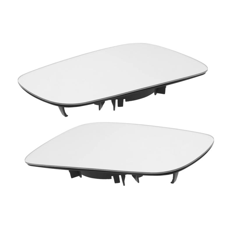 Happyyami 1Paar Fahrerseitenspiegelglas mit Heizfunktion für Golf Austauschlense für Sicht und Verbesserten Fahrkomfort Einfach zu Installieren Modisches Design von Happyyami
