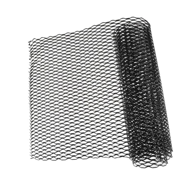 Happyyami 1Rolle Aluminiumlegierung Frontgittergrill für Auto Grillgittereinsatz Leicht Zuschneidbar für Stoßfänger und Fahrzeugöffnungen für DIY Projekte im Haushalt von Happyyami