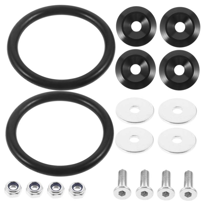 Happyyami 1Satz Auto Stoßstangenhalter aus Schnellspanner für Vordere und Hintere Stoßstangen Robuste Befestigungsschrauben für Automodelle Sicherer Halt von Happyyami