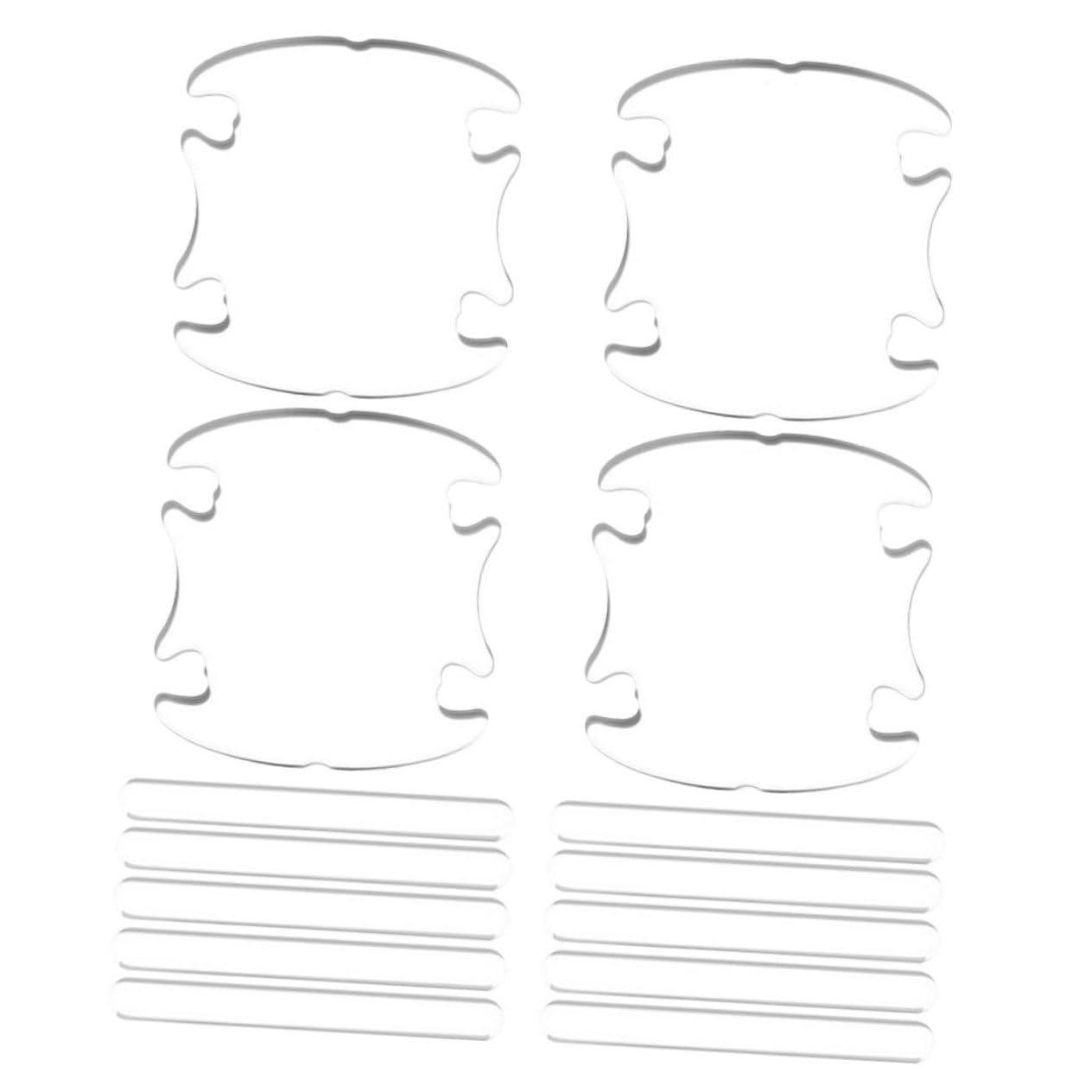Happyyami 1Satz Autotürgriff Schutzfolie Kratzschutzabdeckungen für Autotüren Flexibles Material Einfache Installation Langlebig Kratzfest für Fahrzeuge von Happyyami