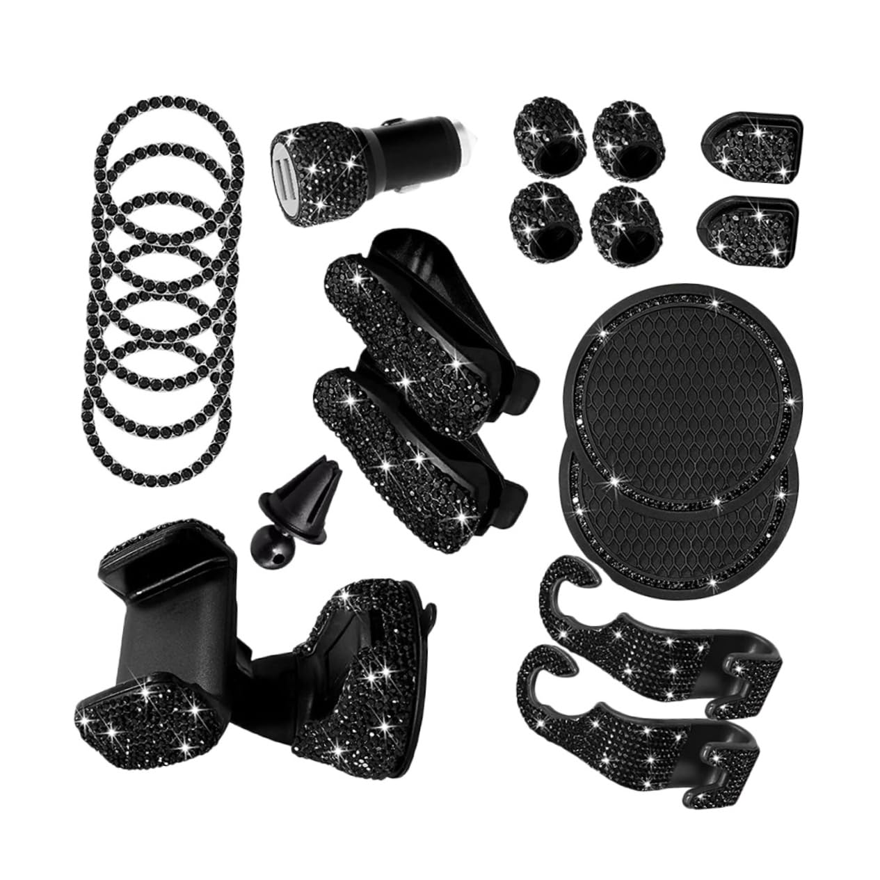 Happyyami 1Satz Bling Auto Zubehör Auto Haken Handyhalterung für Frauen Kompatibel mit Auto Lkw Suv Perfektes für Besondere Anlässe Stilvolles Innendesign Happyyami 1Satz Bling Auto Zubehör Auto Haken Handyhalterung für Frauen Kompatibel mit Auto Lkw Suv Perfektes für Besondere Anlässe Stilvolles Innendesign von Happyyami