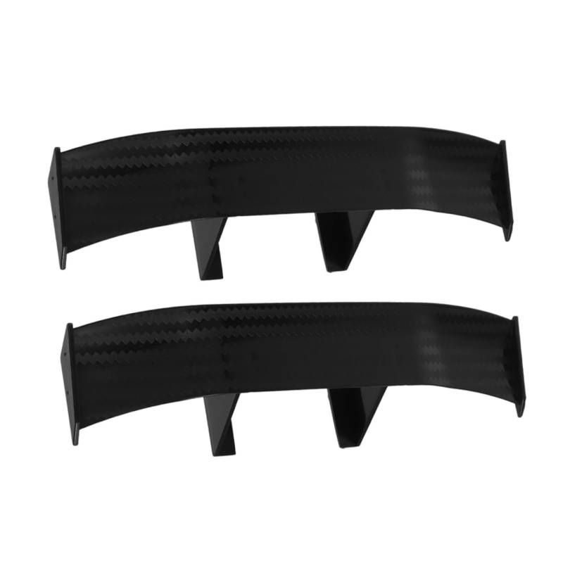 Happyyami 2Stücke Mini Auto Heckspoiler Universelle Fahrzeugmodifikation aus Robustem Material kein Bohren Erforderlich Ästhetisches Upgrade für Zahlreiche Automodelle Einfacher von Happyyami