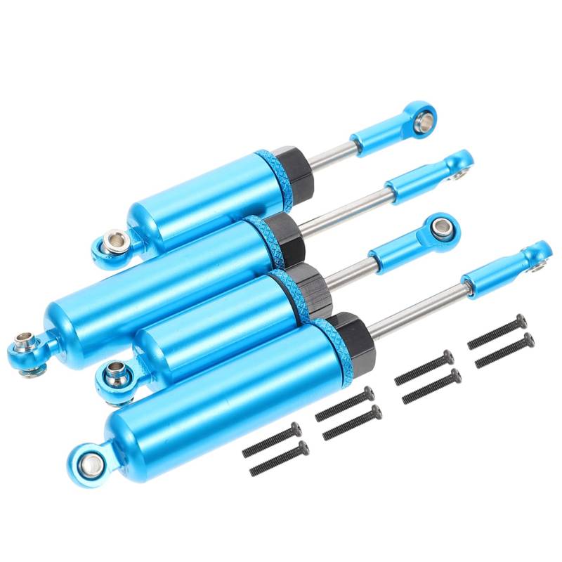 Happyyami 4Stücke Car Dämpferersatz Aluminiumlegierung für Wltoys Auto Hochwertige Stoßdämpfer mit Dämpfung und Einfacher Installation für Raues von Happyyami