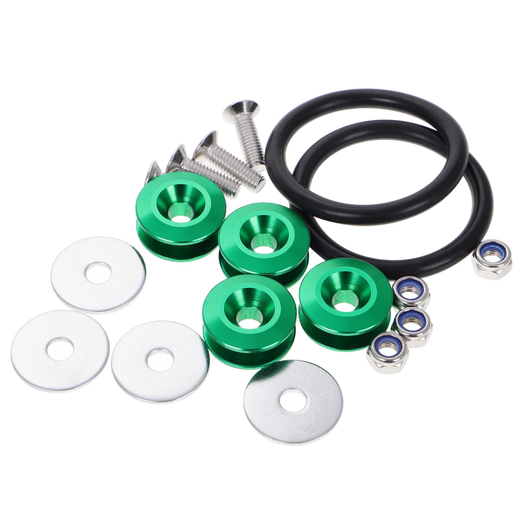 Happyyami Auto Stoßstangen Schnellverschlüsse Langlebige Gummiringe Dichtungen Muttern Grüne Einfache Installation für Optimale Fahrzeugwartung Happyyami Auto Stoßstangen Schnellverschlüsse Langlebige Gummiringe Dichtungen Muttern Grüne Einfache Installation für Optimale Fahrzeugwartung von Happyyami
