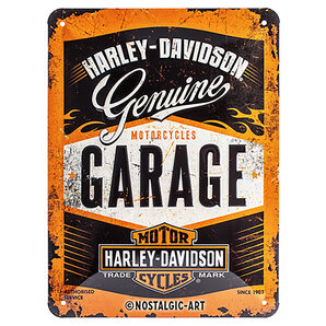 Blechschild Harley Davidson "Garage" Maße: 15x20cm Harley-Davidson von Harley-Davidson