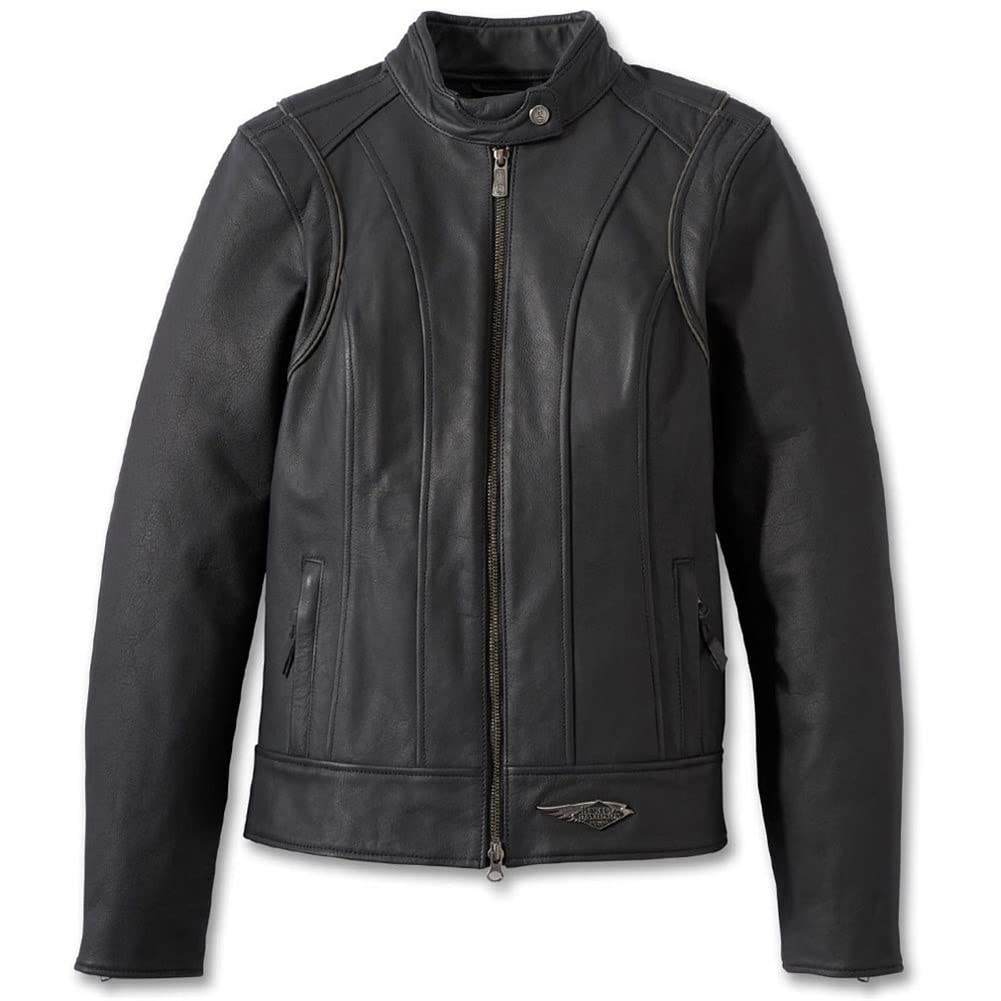 HARLEY-DAVIDSON Lederjacke 120 Jahre Revelry für Damen, S HARLEY-DAVIDSON Lederjacke 120 Jahre Revelry für Damen, S von Harley Davidson