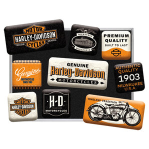 HD Genuine Magnet-Set 9-teilig Harley-Davidson von Harley-Davidson