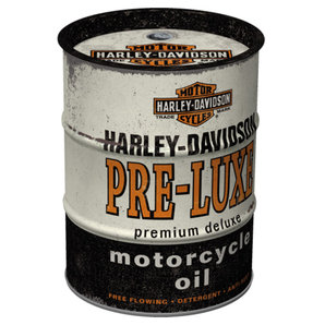 Harley Davidson Ölfass Spardose geprägtes Stahlblech Harley-Davidson von Harley-Davidson