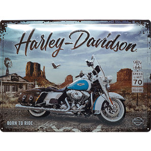 Retro Blechschild Harley Davidson Maße: 40x30cm Harley-Davidson von Harley-Davidson