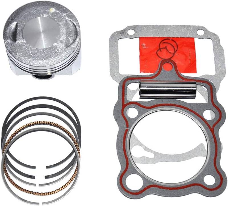 Kolben 63,5 mm Bohrung Ringe Handgelenk Pin Clips Dichtungen Kit kompatibel mit CG200 200cc von Harpra