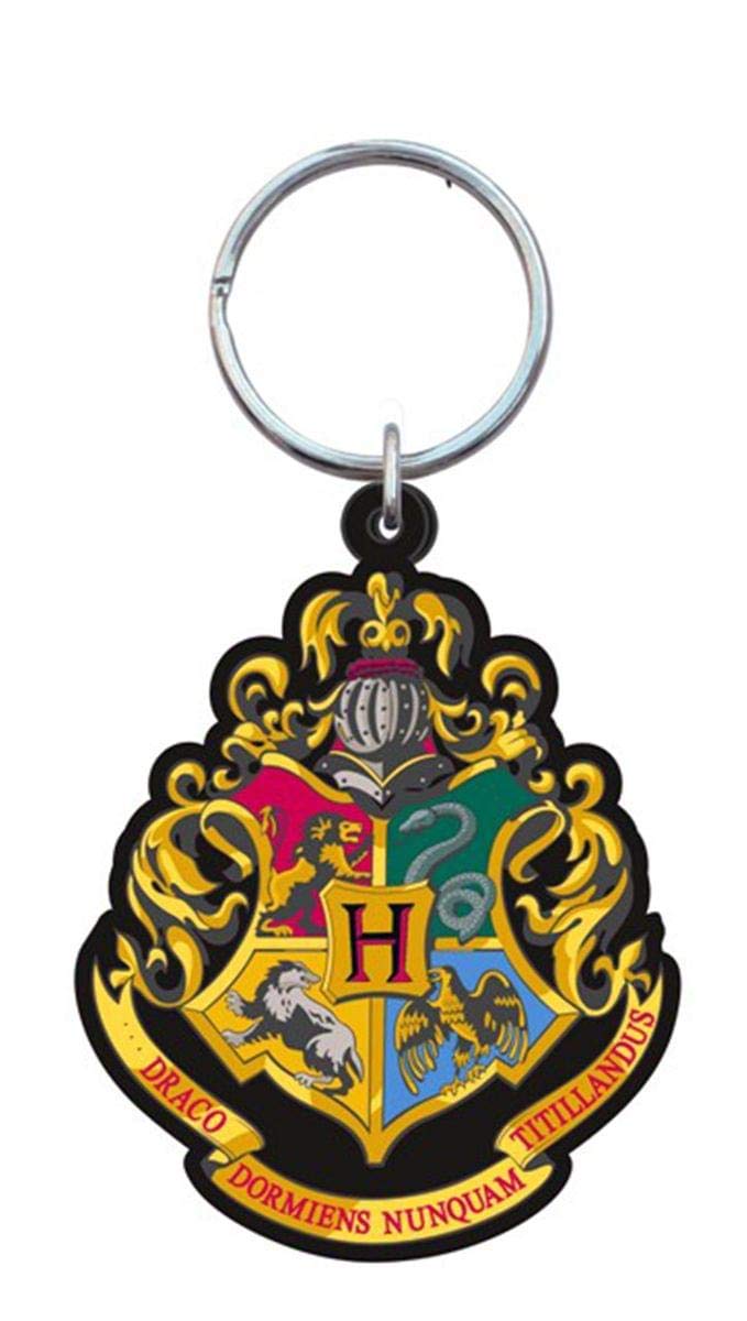 Harry Potter Hogwarts-Schulwappen – Gummi-Schlüsselanhänger von Harry Potter