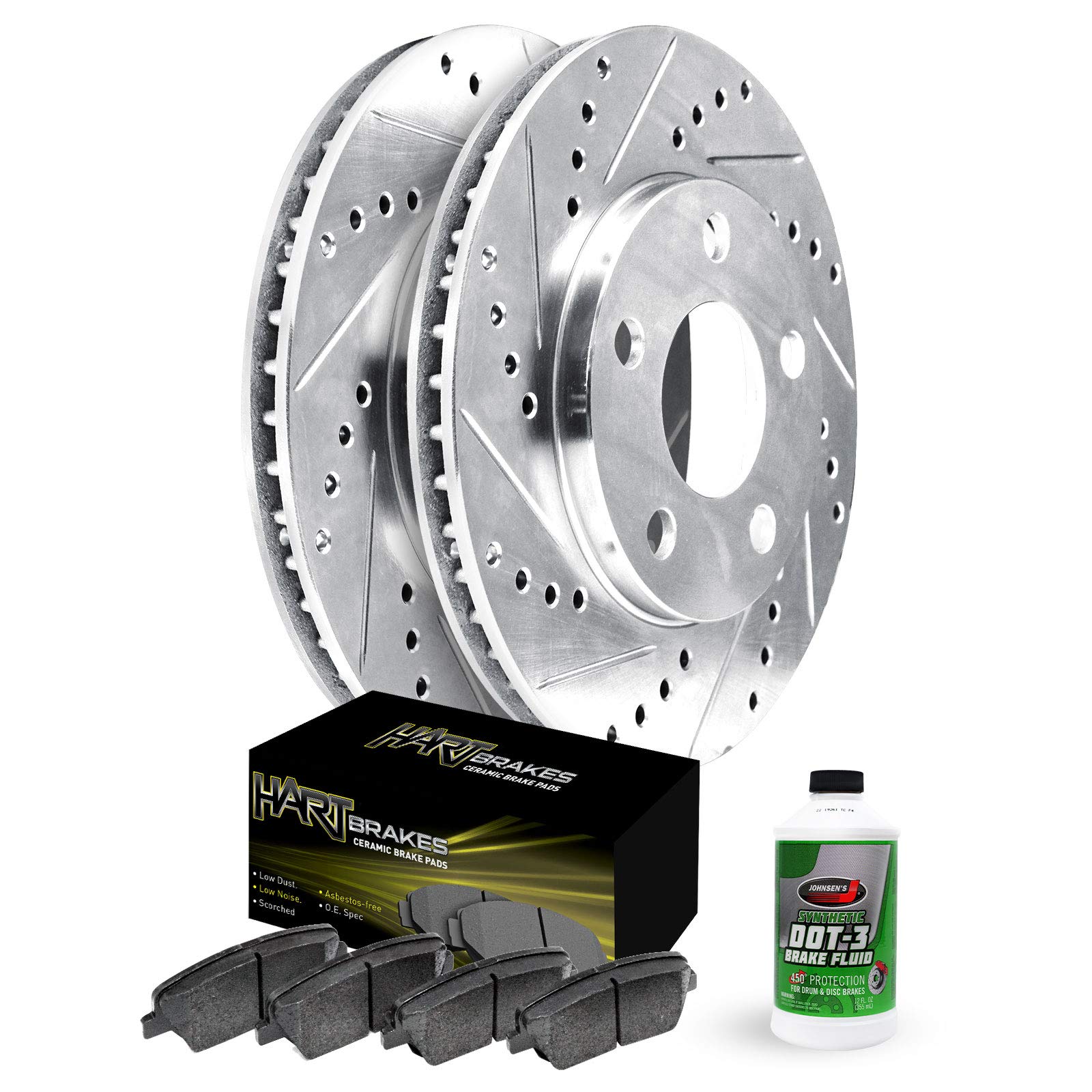 Hart Brakes Bremsen und Rotoren hinten | Bremsbeläge hinten | Bremsrotoren und Bremsbeläge | Keramik-Bremsbeläge und Rotoren | passend für 2019–2021 Ram 1500 Hart Brakes Bremsen und Rotoren hinten | Bremsbeläge hinten | Bremsrotoren und Bremsbeläge | Keramik-Bremsbeläge und Rotoren | passend für 2019–2021 Ram 1500 von Hart Brakes