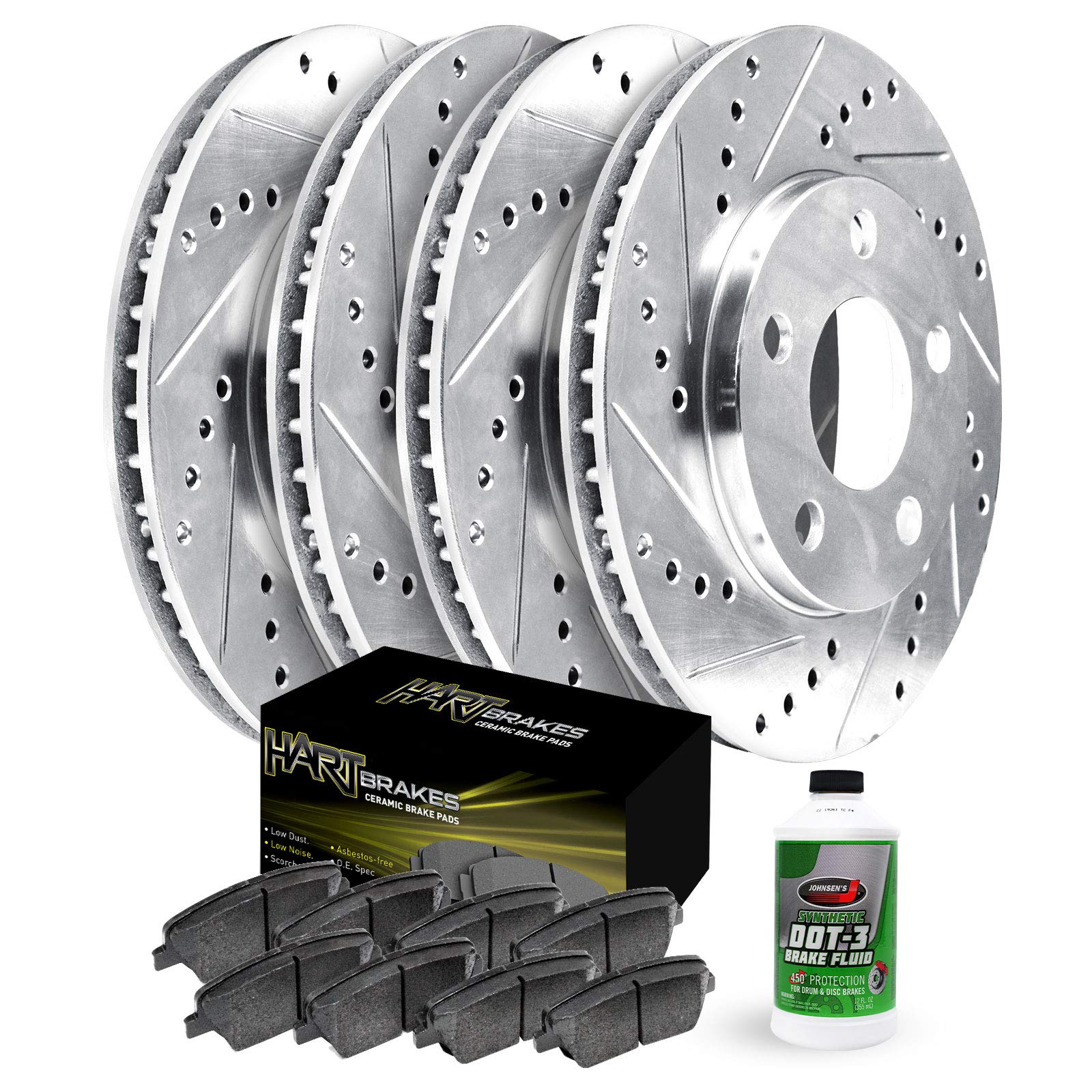 Hart Brakes Bremsen und Rotoren vorne hinten | Bremsbeläge vorne und hinten | Bremsrotoren und Beläge | Keramik-Bremsbeläge und Rotoren | passend für Kia Soul, 2019–2021 Kia Forte, 2020–2021 Kia Hart Brakes Bremsen und Rotoren vorne hinten | Bremsbeläge vorne und hinten | Bremsrotoren und Beläge | Keramik-Bremsbeläge und Rotoren | passend für Kia Soul, 2019–2021 Kia Forte, 2020–2021 Kia von Hart Brakes
