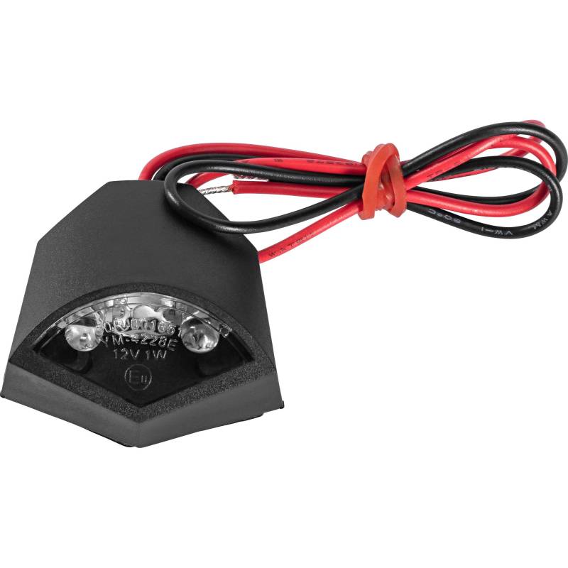Hashiru LED Nummernschildbeleuchtung 01 selbstklebend schwarz von Hashiru