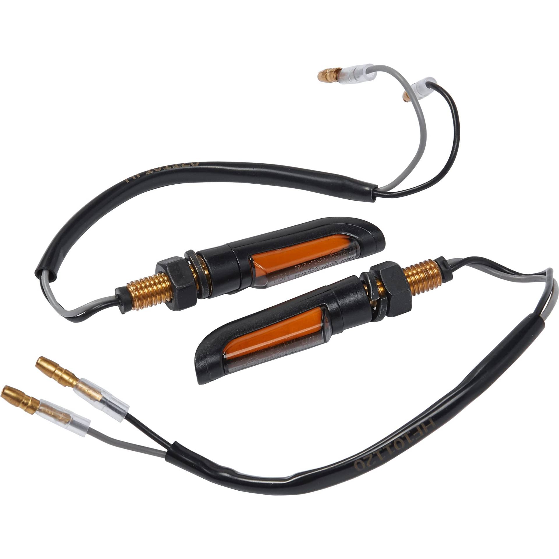 Hashiru Motorrad Blinker E geprüft LED Blinkerpaar ST42 M8 COB 12V schwarz, getöntes Glas, Unisex, Multipurpose, Ganzjährig, Kunststoff Hashiru Motorrad Blinker E geprüft LED Blinkerpaar ST42 M8 COB 12V schwarz, getöntes Glas, Unisex, Multipurpose, Ganzjährig, Kunststoff von Hashiru
