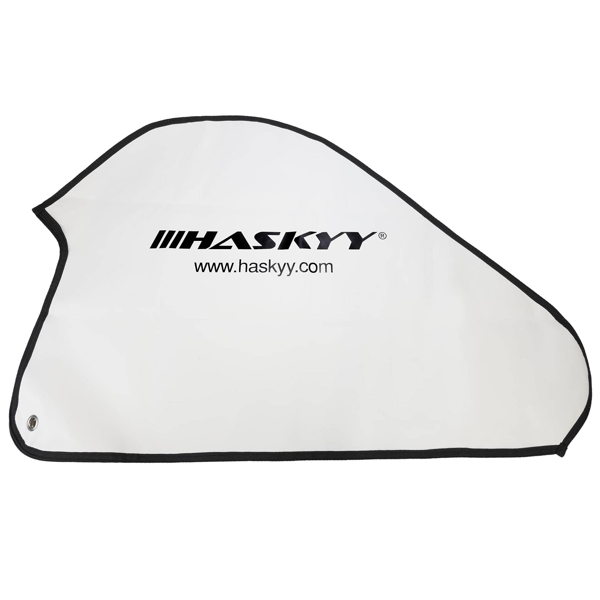 Deichselabdeckung I 90 x 60 cm I Wasserdicht I Deichselhaube für Anhänger Wohnwagen I Weiß I LKW-Plane I Universal Deichselschutzhülle Anhängerkupplung Abdeckung Deichselabdeckung I 90 x 60 cm I Wasserdicht I Deichselhaube für Anhänger Wohnwagen I Weiß I LKW-Plane I Universal Deichselschutzhülle Anhängerkupplung Abdeckung von HASKYY