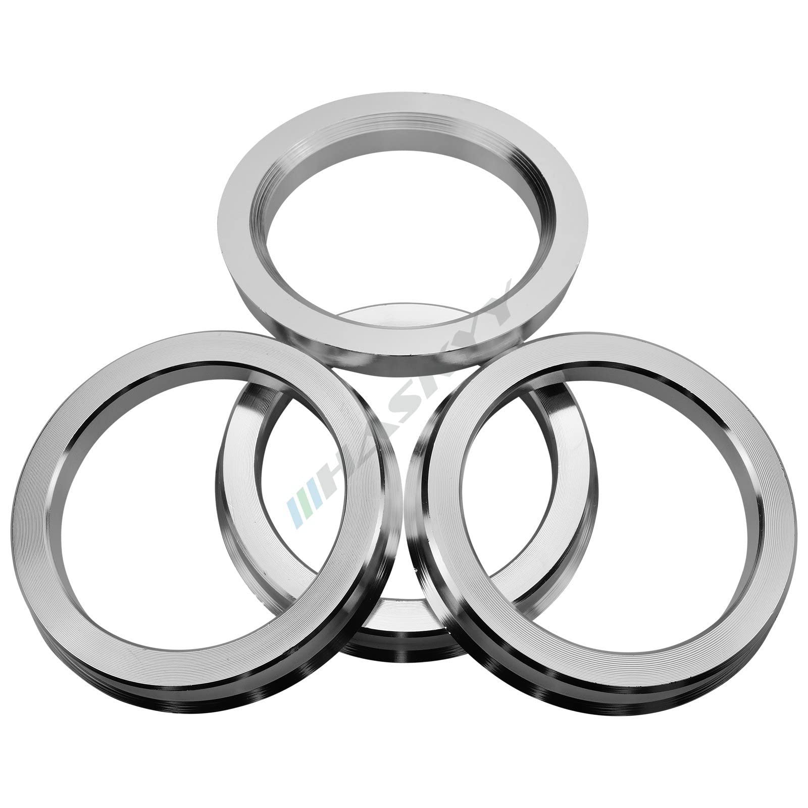 HASKYY 4 Zentrierringe 74.1-57.1 aus Alu // Aluminium in diversen Größen zur Auswahl von HASKYY