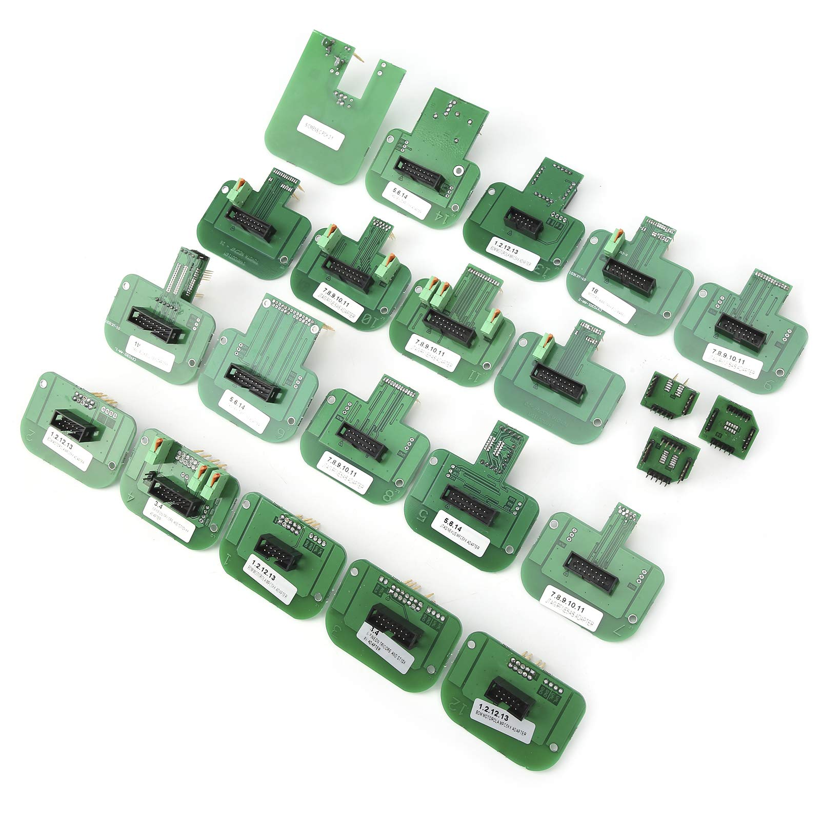 Hatirea BDM-Sondenadapter, BDM-Adapter 22-teiliges Autozubehör für K-TAG/KESS/Trasdata Hatirea BDM-Sondenadapter, BDM-Adapter 22-teiliges Autozubehör für K-TAG/KESS/Trasdata von Hatirea