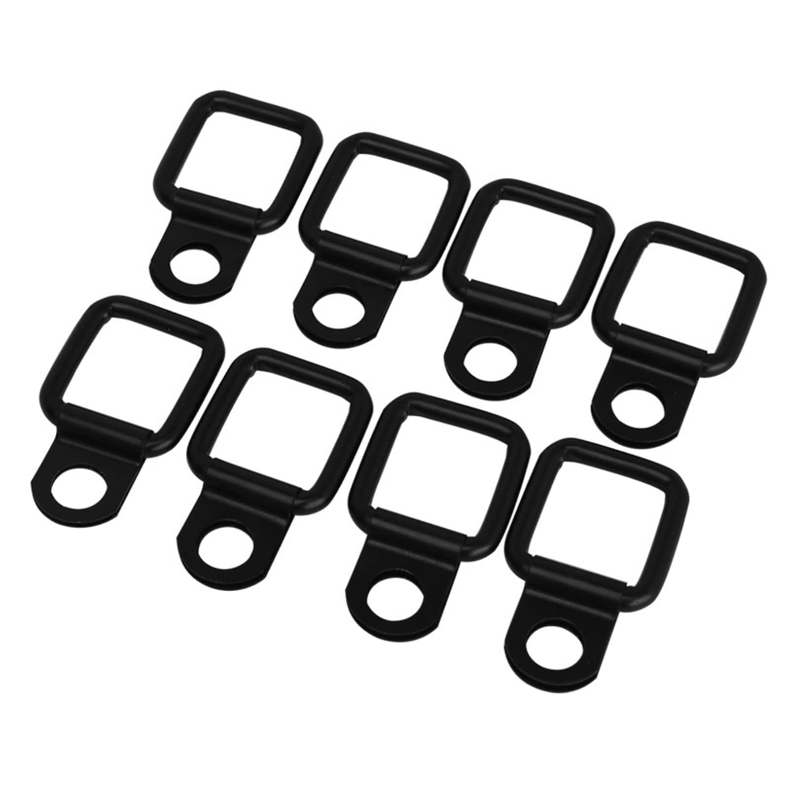 Zughaken in D-Form, für Auto, LKW, Anhänger, Boote, Schwarz, 8 Stück Zughaken in D-Form, für Auto, LKW, Anhänger, Boote, Schwarz, 8 Stück von Hattba