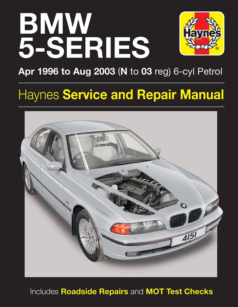 BMW 5-Series 6-cyl Petrol (April 96 - Aug 03) Haynes Repair Manual: 96-03 von Haynes Group