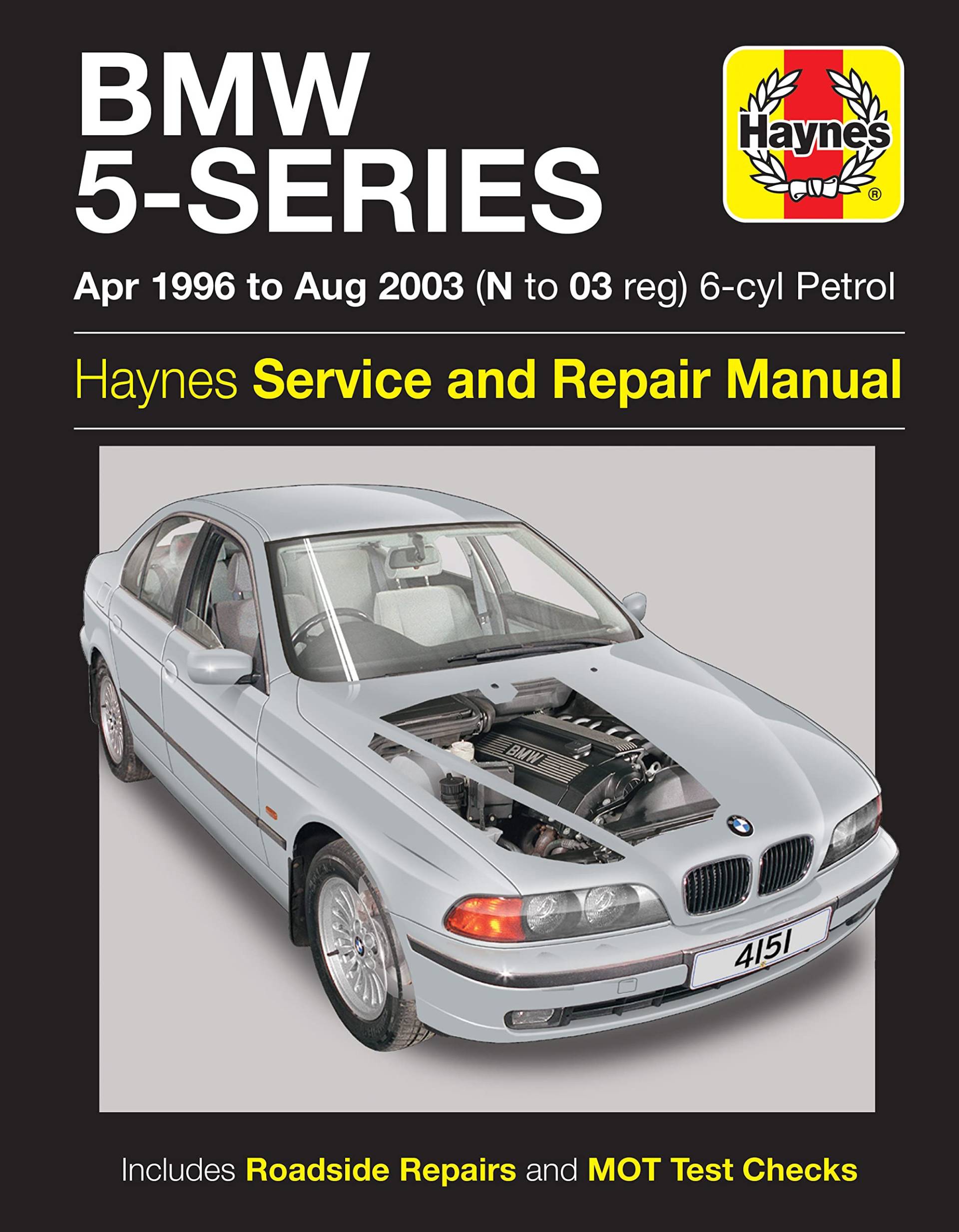 BMW 5-Series 6-cyl Petrol (April 96 - Aug 03) Haynes Repair Manual: 96-03 von Haynes Group