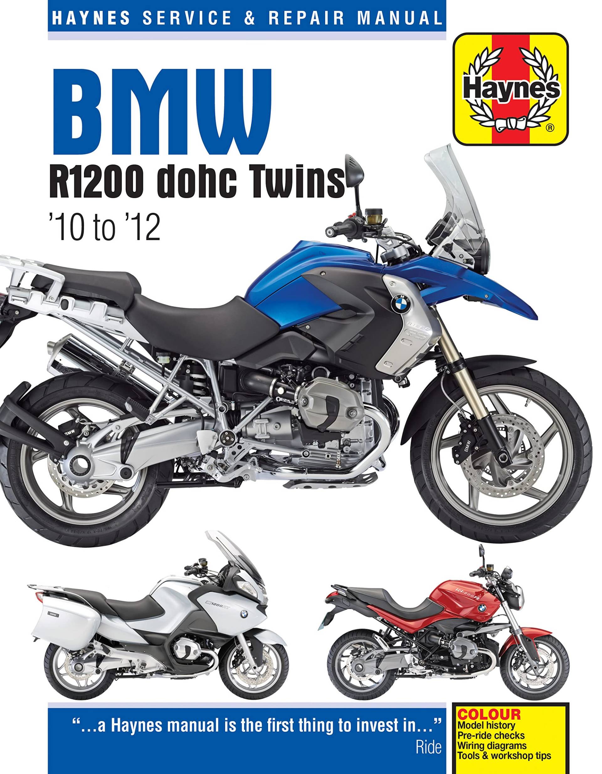 BMW R1200 dohc (10 - 12) Haynes Repair Manual: '10 to '12 (Haynes Service and Repair Manual) von Haynes Manuals N. America, Inc.